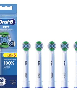 5 Testine di Ricambio ORAL B PRO PRECISION CLEAN per spazzolino elettrico