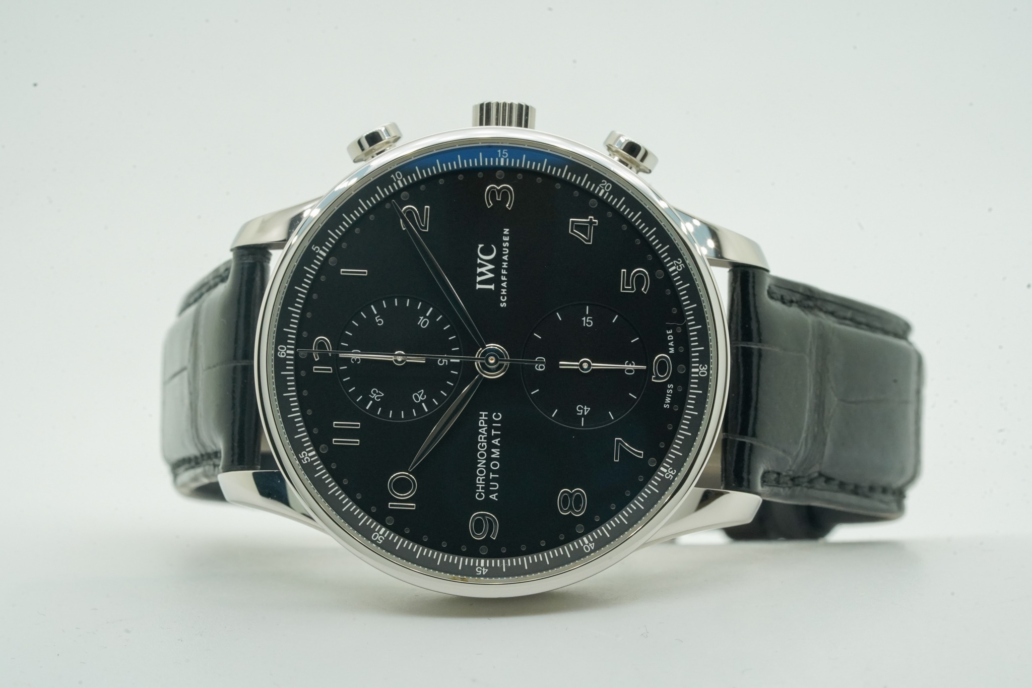 IWC Portoghese Portugieser Chronograph 41mm Black IW371609 IW 371609 06/2021 10982U - immagine 8