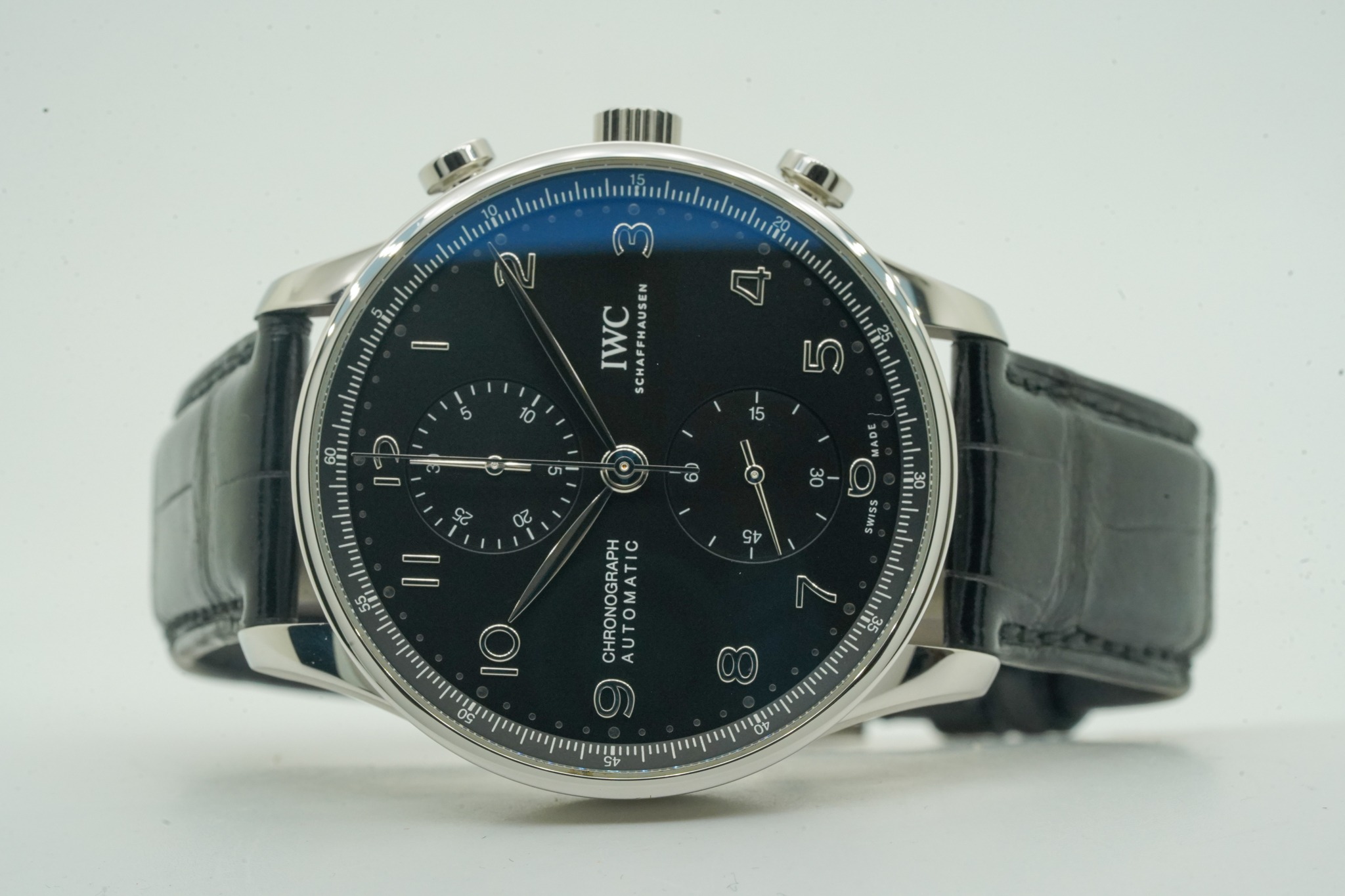 IWC Portoghese Portugieser Chronograph 41mm Black IW371609 IW 371609 06/2021 10982U - immagine 9