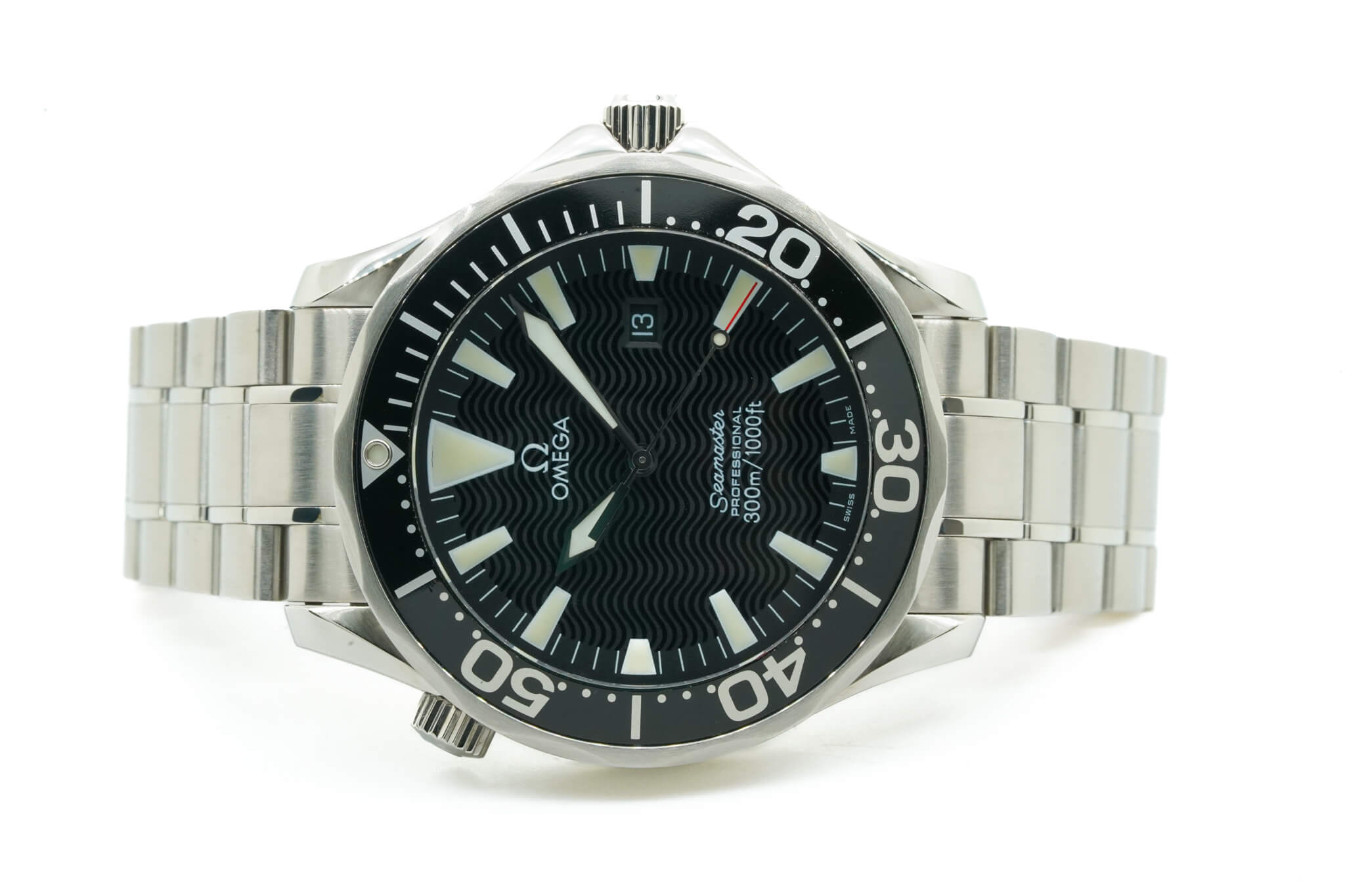 Omega Seamaster 300m 226450 2264.50 41mm Quartz Black Dial 07/2005 11989U - immagine 2