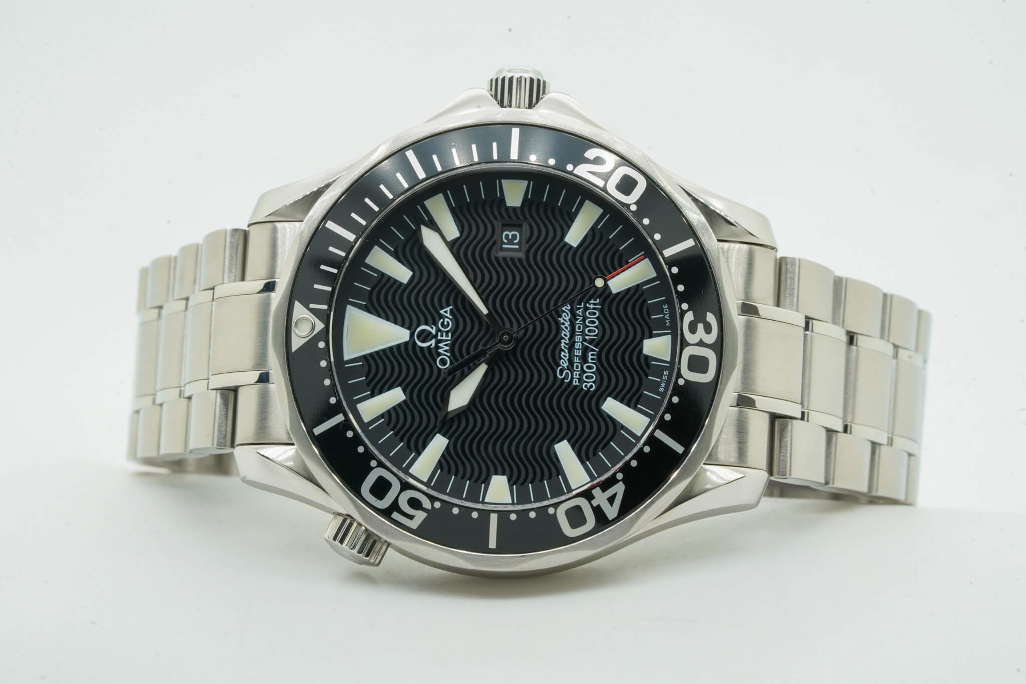 Omega Seamaster 300m 226450 2264.50 41mm Quartz Black Dial 07/2005 11989U - immagine 8