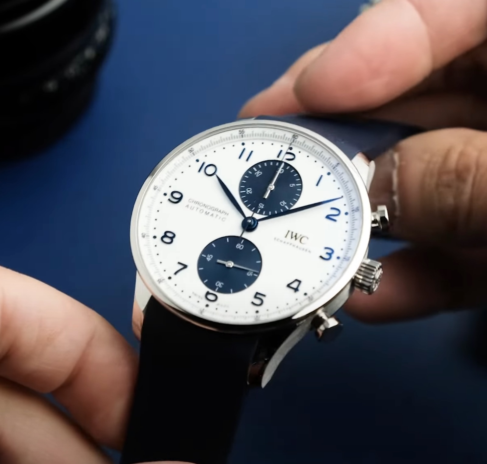 IWC Portuguese Chronograph Portugieser 41mm Stainless IW371620 M - immagine 3