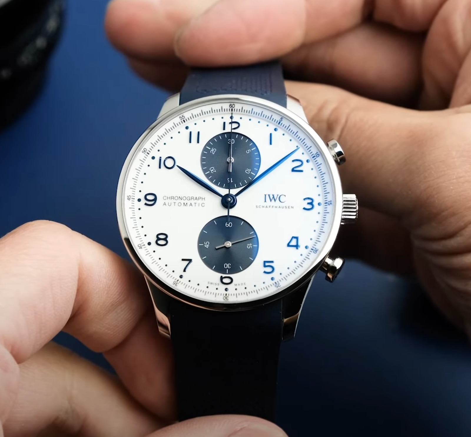 IWC Portuguese Chronograph Portugieser 41mm Stainless IW371620 M - immagine 6